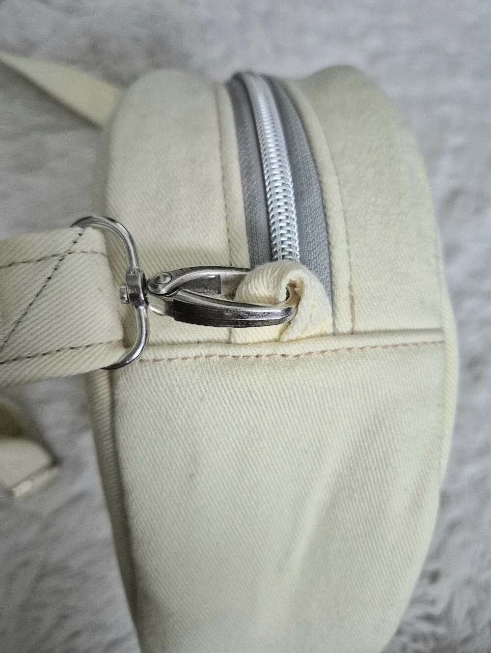 Denim Round Crossbody Bag
